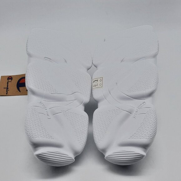 Champion Meloso Squish Slide Sandals Youth‎ Size 6 White Comfort EVA Upper Sole - Picture 7 of 10